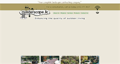 Desktop Screenshot of masterscapellc.com